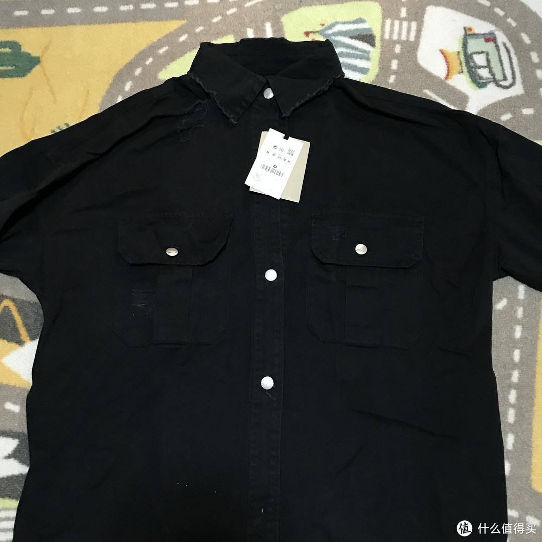 反季好价！99包邮的PULL＆BEAR 女士涂鸦牛仔外套