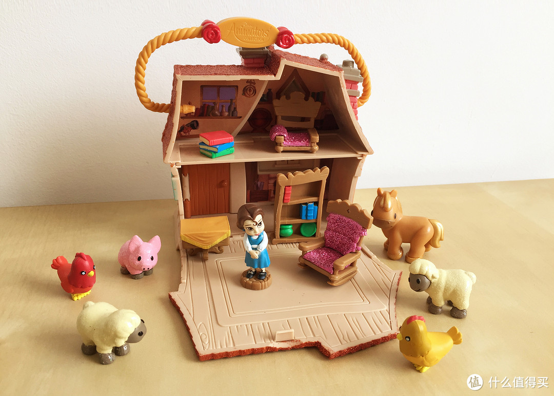 玩具测评丨Disney迪士尼美女与野兽公主小屋