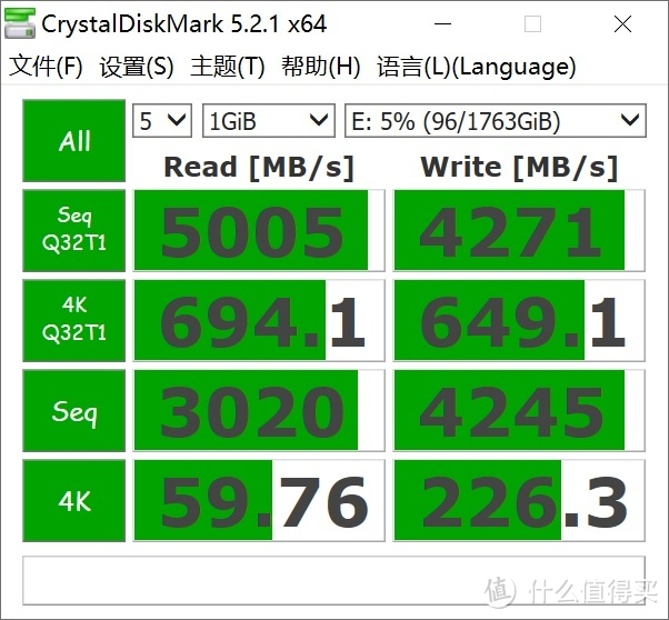 CrystalDiskMark测试