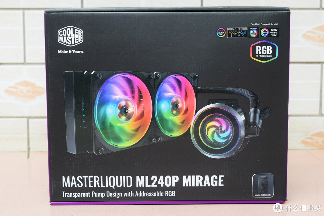 ARGB幻彩灯光、可神光同步的酷冷至尊CoolerMaster冰神P240 水冷装机点评