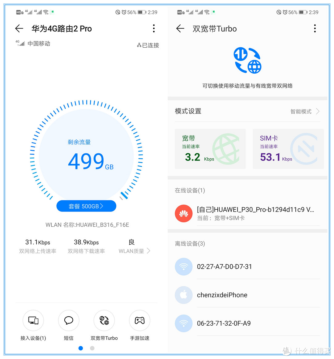 华为4G路由2 Pro上手体验，功能都很好，就是缺了一张无限流量4G卡