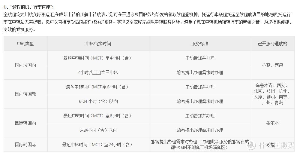 川航的行李直挂服务 真的是不够看啊