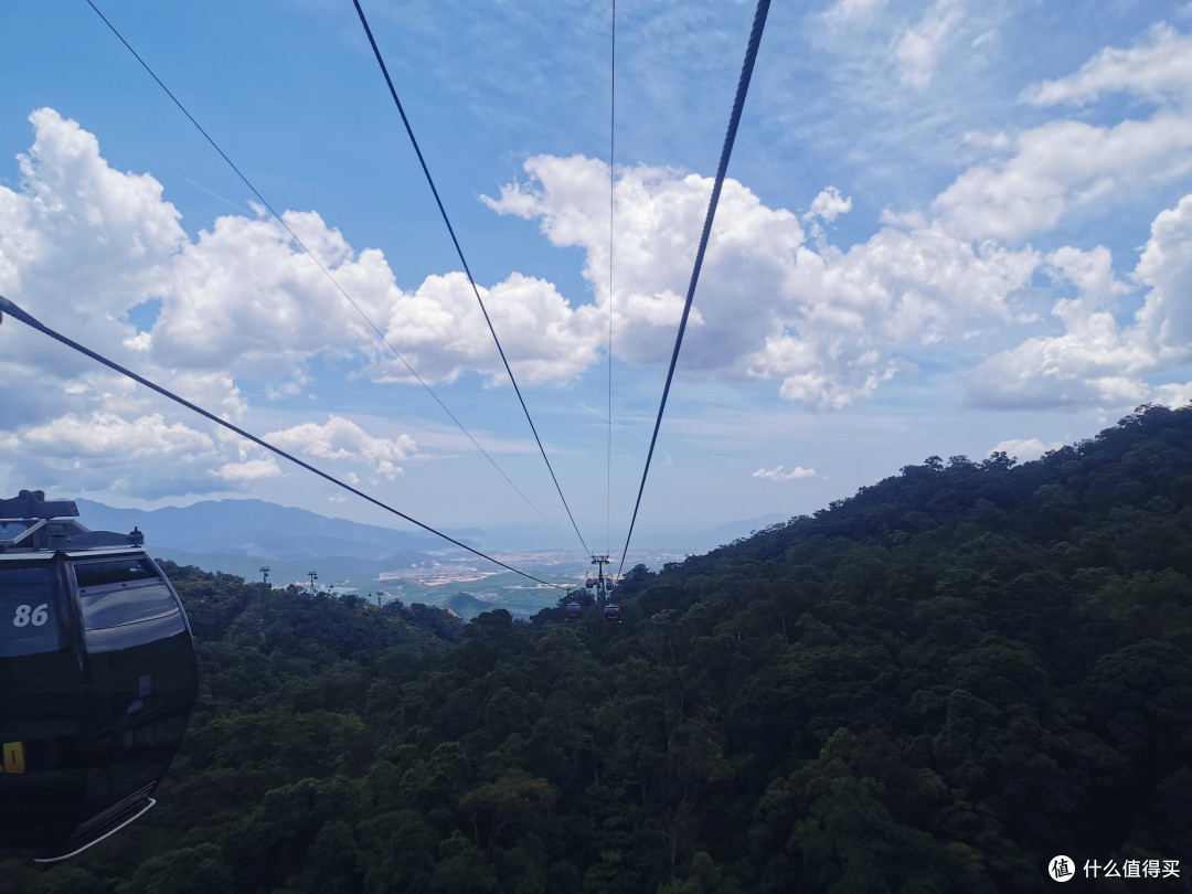 索道车上的风景