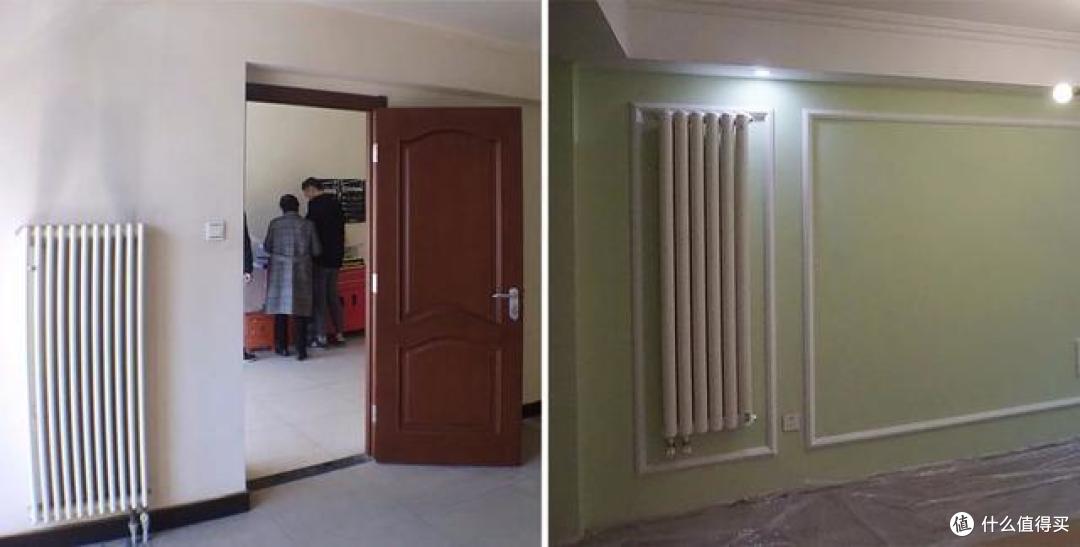 门厅柜移对面，让出一个餐区位还做成了开放式厨房