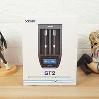 XTAR ST2充电器外观展示(充电线|接口|外壳|显示屏|散热孔)