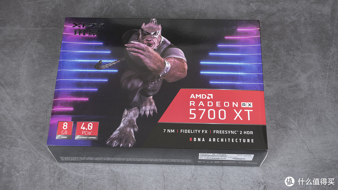 XFX讯景 Radeon RX 5700XT 黑狼版显卡评测,超频温度与公版相仿,帧数紧咬2070S不放