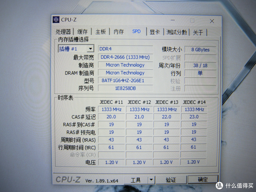 内存是单根的8G，还可以加一根