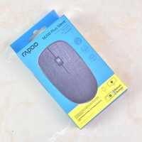 雷柏M200Plus多模无线蓝牙鼠标外观展示(按键|滚轮|底盖|电池仓|电池)