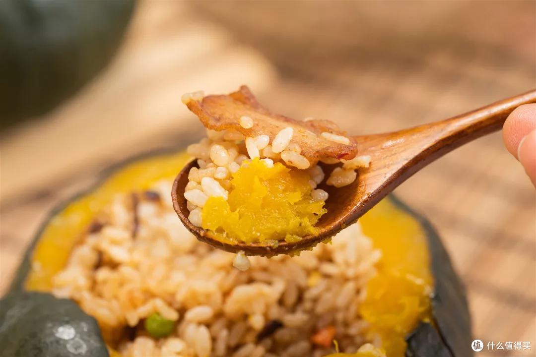 换季必备的蒸南瓜饭,不想洗碗就做它!