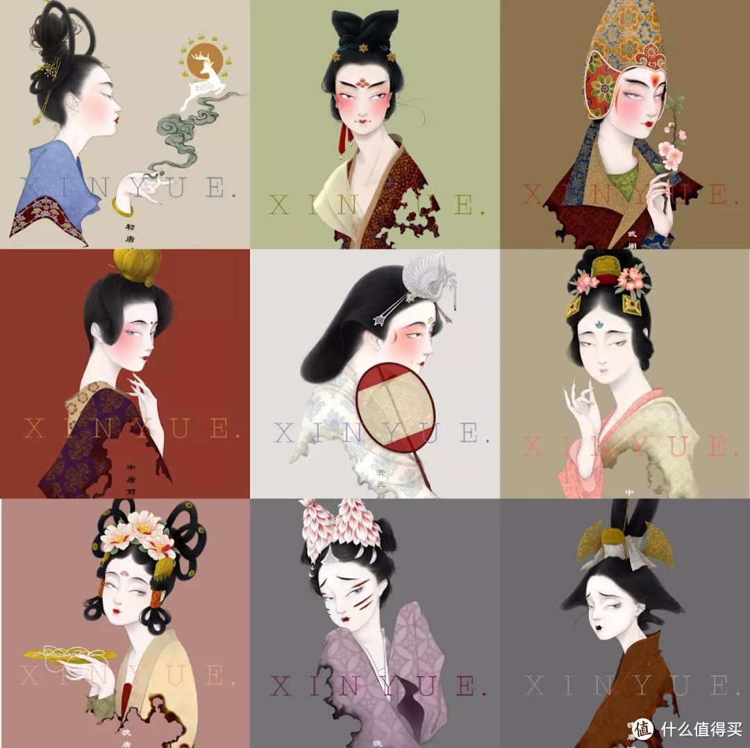 惊艳！插画师笔下的《大唐女子图鉴》，引万千网友争相打call！