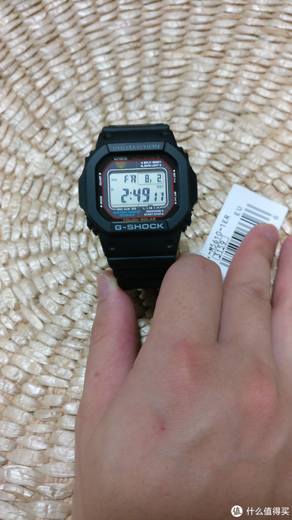 卡西欧G-Shock Men's Watch GW-M5610-1ER男表开箱展示】佩戴|机