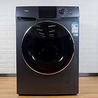 TCL P6洗衣机外观展示(机身|料盒|旋钮|排水泵)