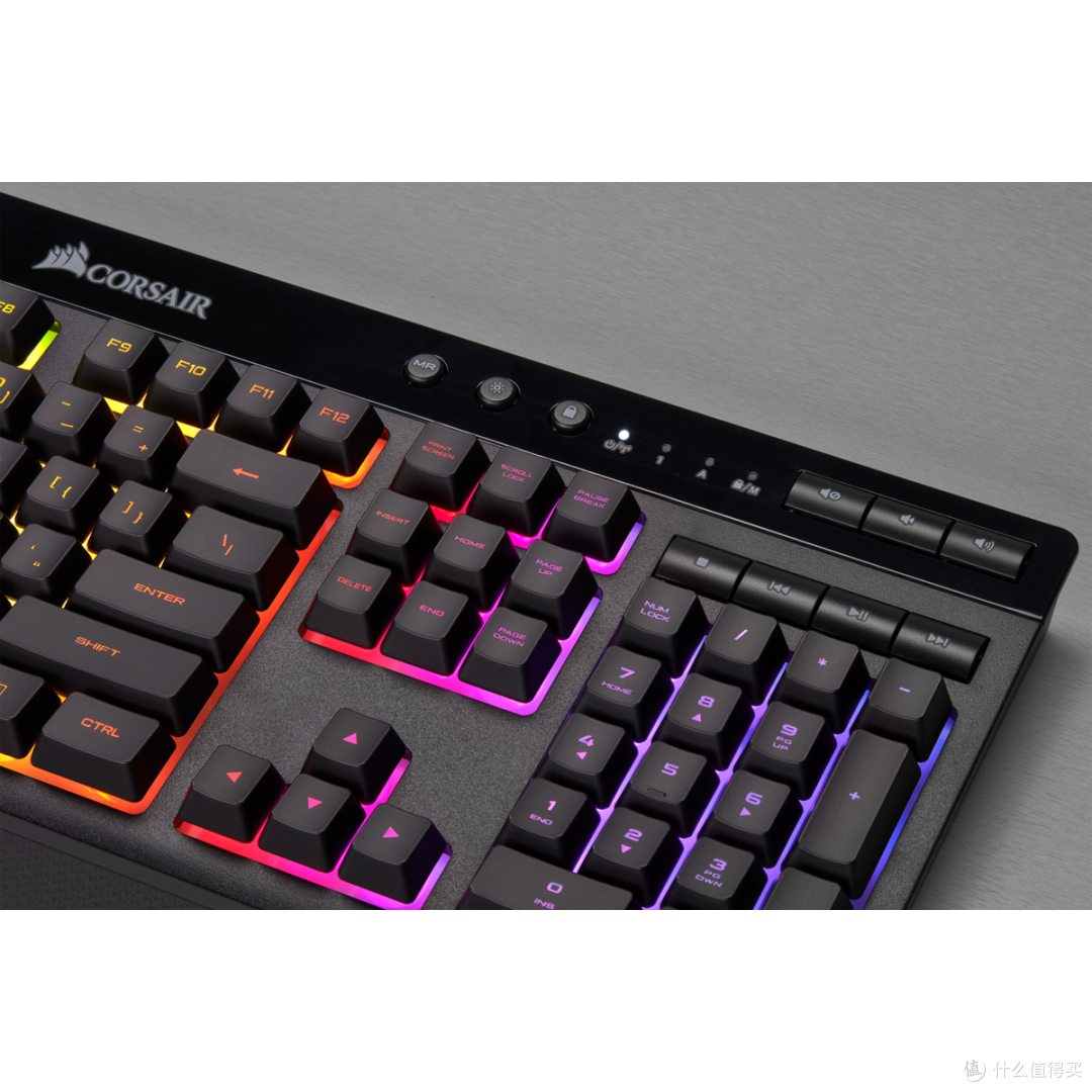 1ms低延迟、40小时续航:CORSAIR 美商海盗船 发布 K57 RGB Wireless 无线机械键盘