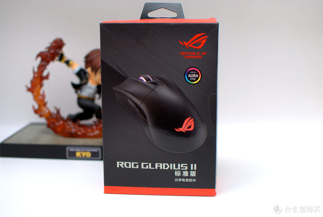 我的新桌面套系即将启程——ROG GLADIUS II标准版游戏鼠标