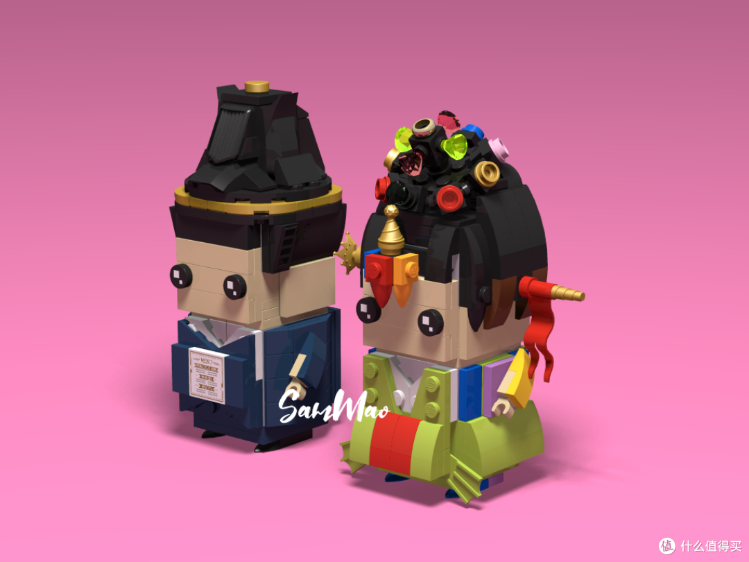 乐高积木方头仔MOC:婚嫁系列-韩式婚礼