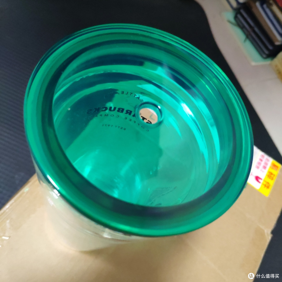 大妈有礼之星巴克玻璃吸管杯