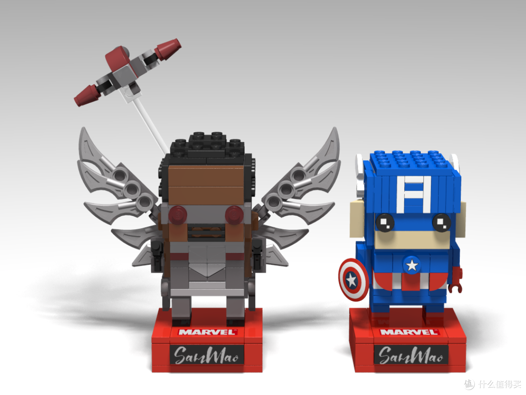 乐高积木 篇八:乐高积木方头仔moc:漫威系列-猎鹰