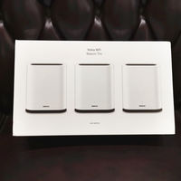 诺基亚 WiFi Beacon1 双频分布式Mesh路由器外观展示(适配器|网线|外壳)