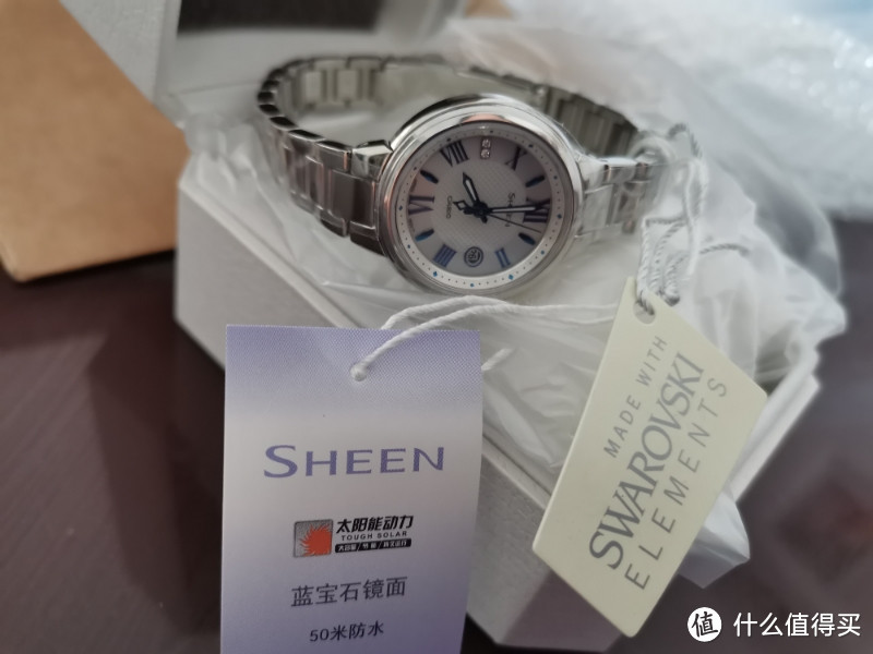 晒单：卡西欧(CASIO)女表SHE-4516SBD-7A太阳能动