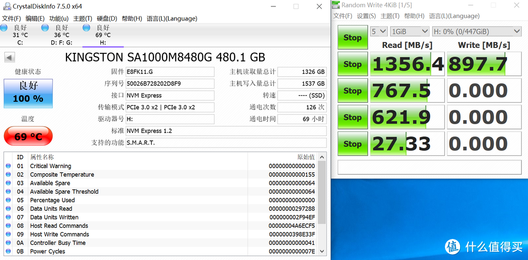 升级NVME正当时—金士顿A1000固态硬盘评测！