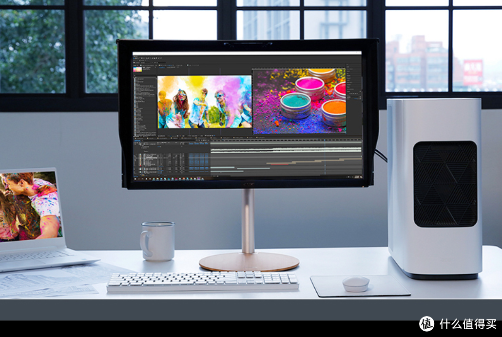 QD量子点技术、色准优异：acer 宏碁 ConceptD CP7271K 专业设计屏上架开售