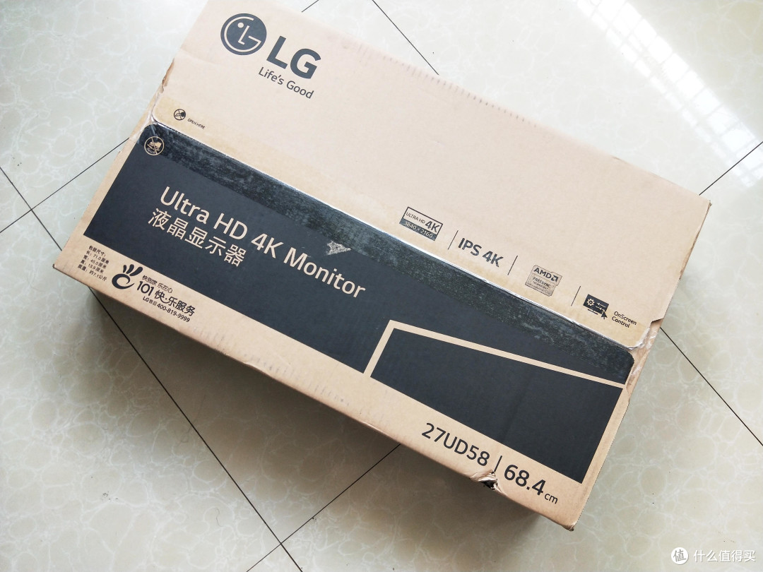 让视界纤毫毕现,LG27英寸4K超高清显示器27UD58晒单