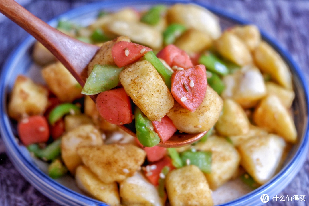 孜然饅頭丁的做法 孜然饅頭丁怎麼炒好吃_什麼值得買