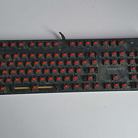 技嘉K83 红轴机械键盘包装展示(外壳|正面|轴体|铭牌)
