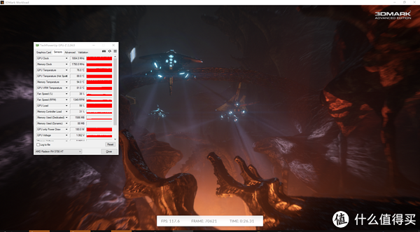 3DMark firestrike 默认功耗烤机10分钟