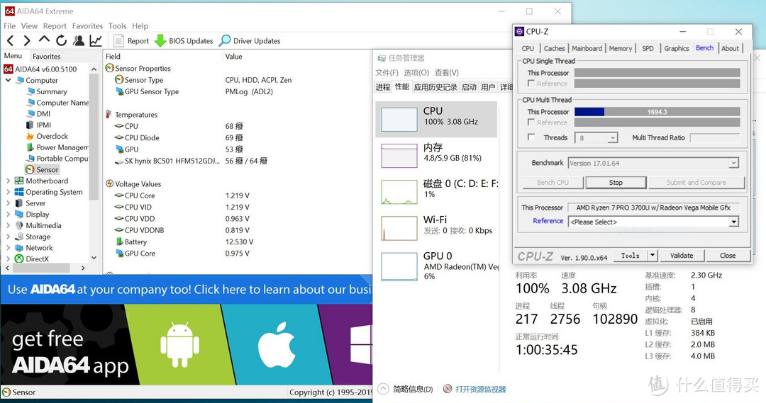 惠普锐龙本 HP Elitebook 745 G6使用体验