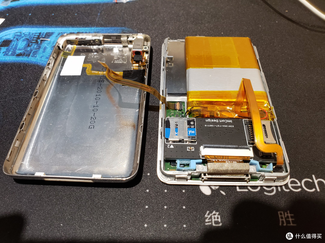为情怀折腾 ipod classic 换tf卡 （更换大电池和TF篇）