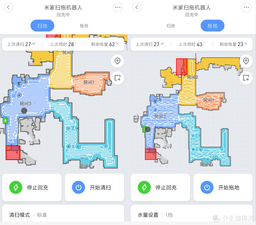 万字长文详细测评：米家 新一代拖扫机器人 VS 石头 T6 拖扫机