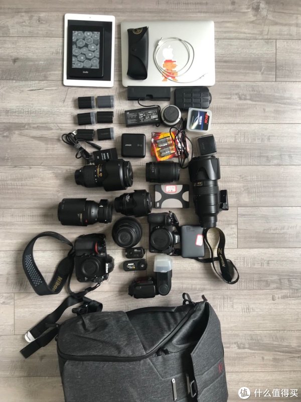 我自己的实际测试,只需搭配几个个附件包,就能很轻松的装下上面的东西。而且2个侧包还空着。