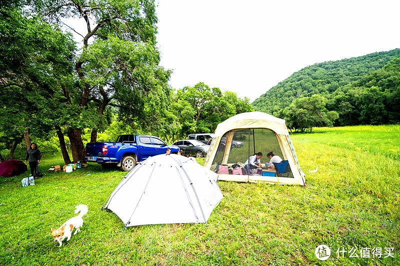 夏季自驾露营的高B格神器——黑鹿彩虹防虫天幕测评