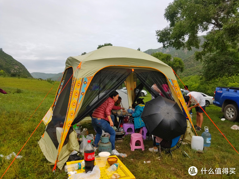 夏季自驾露营的高B格神器——黑鹿彩虹防虫天幕测评