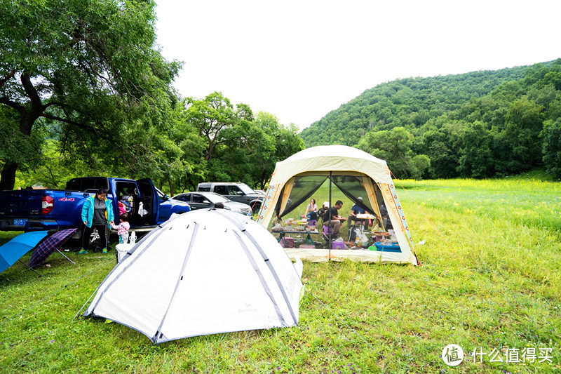 夏季自驾露营的高B格神器——黑鹿彩虹防虫天幕测评