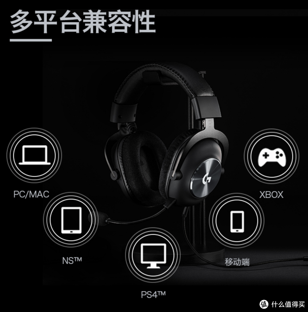 听声辨位，VO!CE加持：罗技 G PRO X电竞游戏耳机