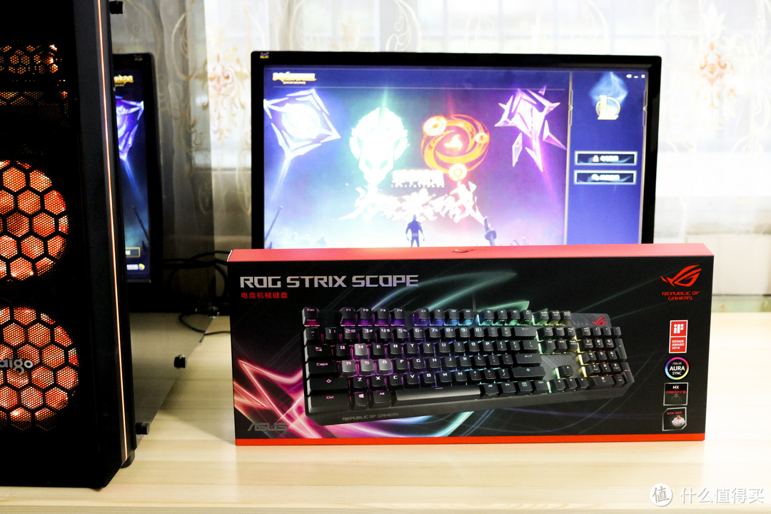 为游戏助攻！体验Ctrl加宽版机械键盘 ROG Strix Scope