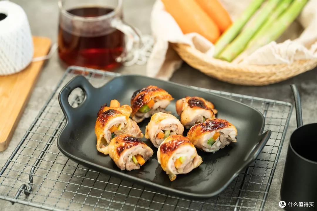 蔬菜鸡腿卷,不用煎炸炒!