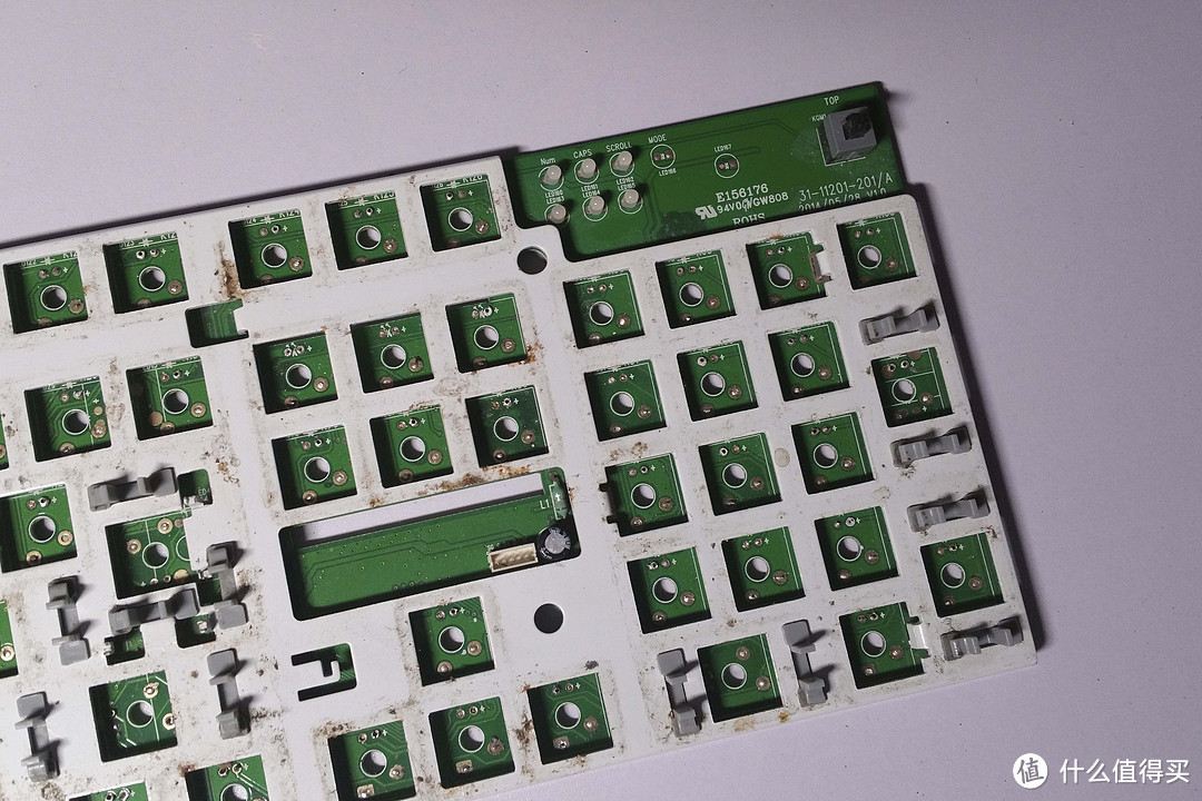 明基(BenQ)昆吾剑KX950 樱桃青轴 机械键盘 修复