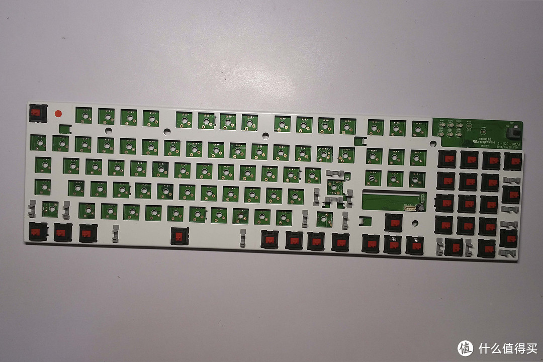 明基(BenQ)昆吾剑KX950 樱桃青轴 机械键盘 修复