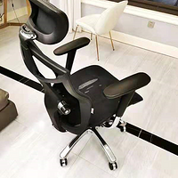 多功能西昊人工学座椅图片展示(底盘|靠背|坐垫|腰垫|头枕)