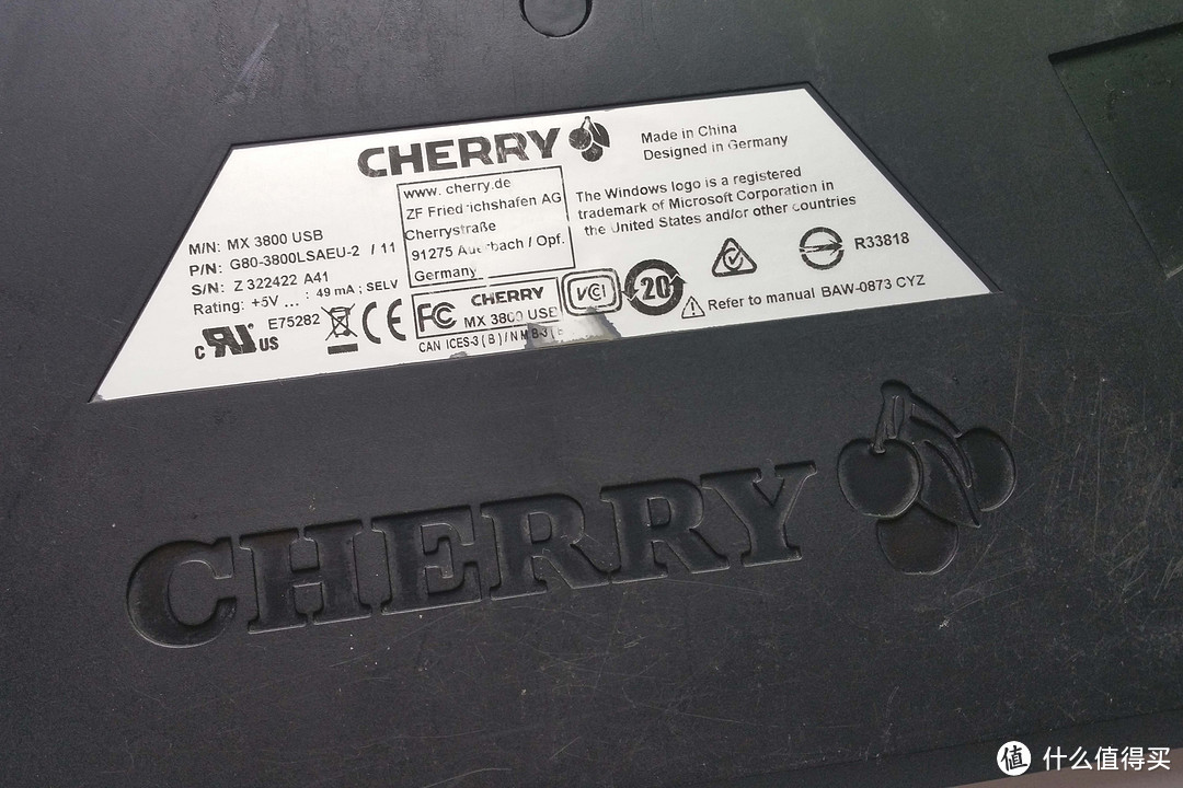 樱桃 cherry g80-3800 黑轴机械键盘 修复