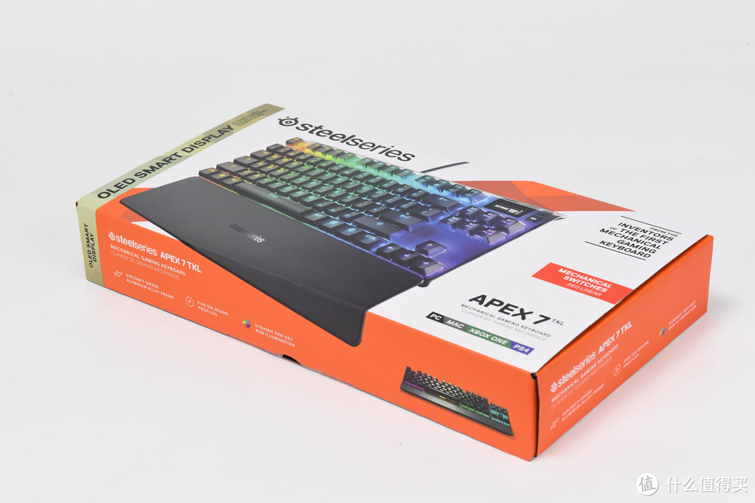 带OLED屏幕的机械键盘 赛睿APEX 7评测