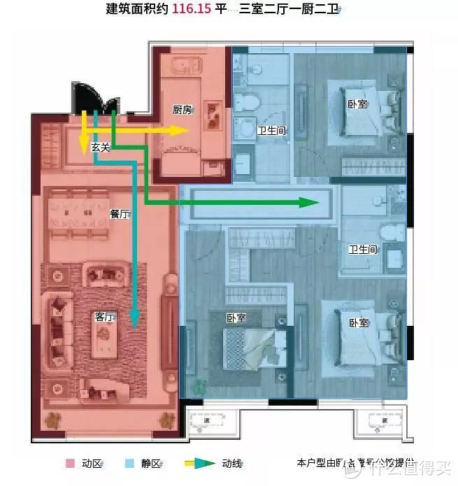 动静分离户型图