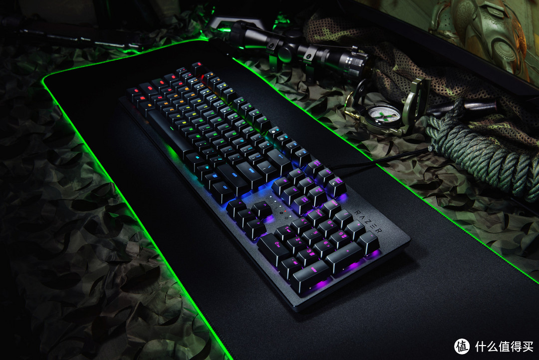 更快更轻盈：Razer 雷蛇 发布新款Huntsman Elite V2“猎魂光蛛”精英版机械键盘