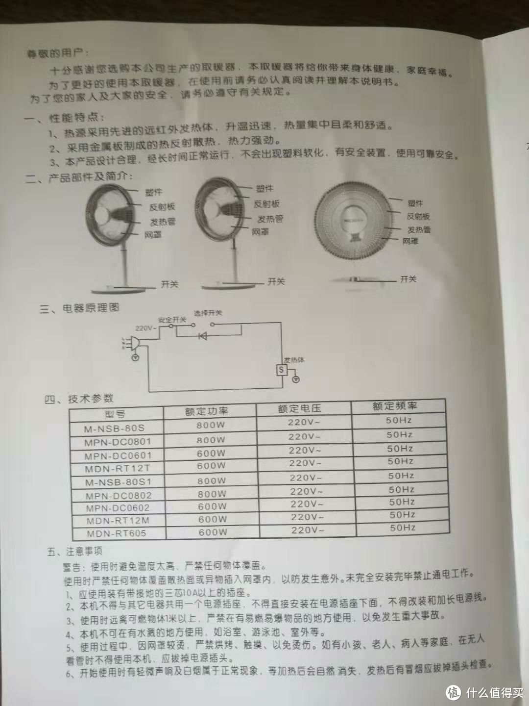 使用说明书。