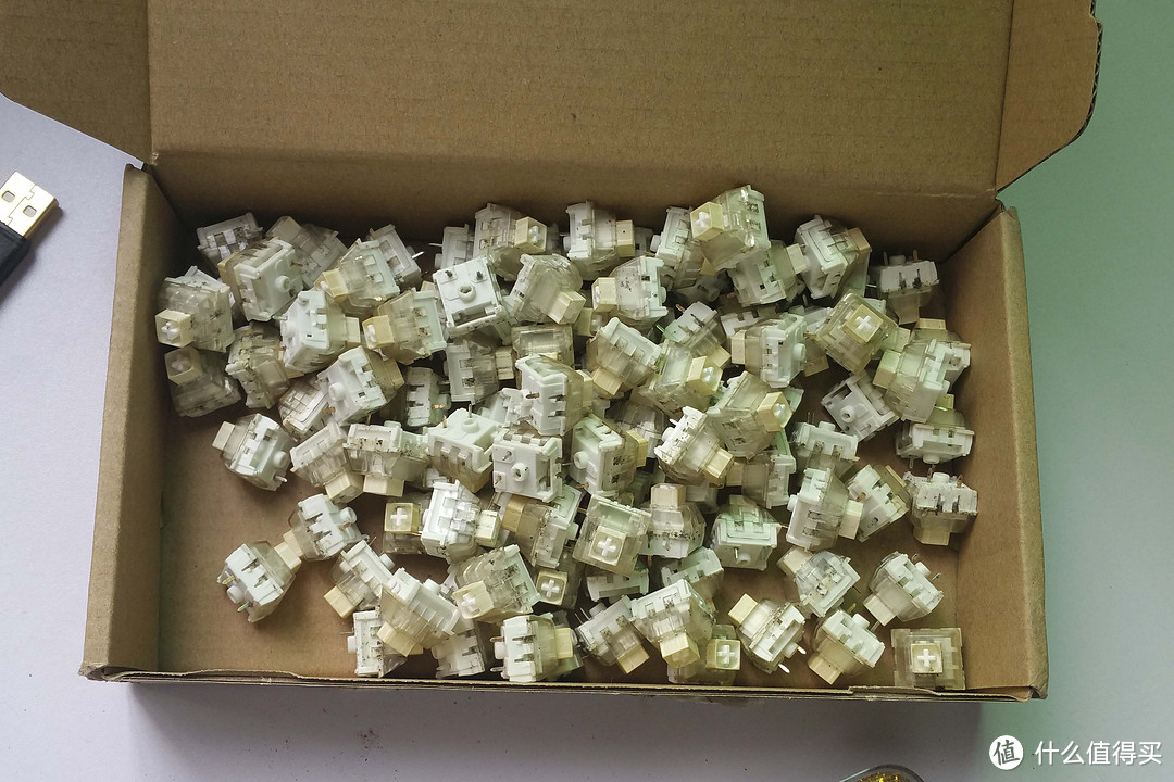 达尔优 CK550 BOX白轴 热插拔机械键盘 修复