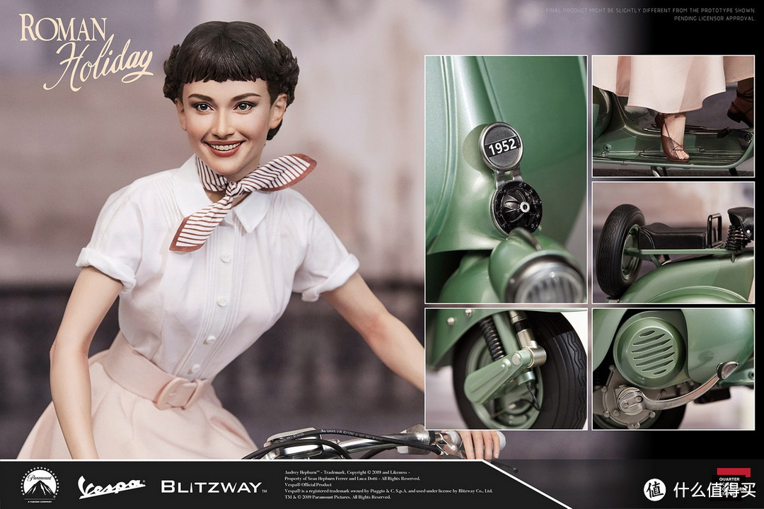 玩模总动员:Blitzway《罗马假日》安妮公主(奥黛丽·赫本)雕像开订