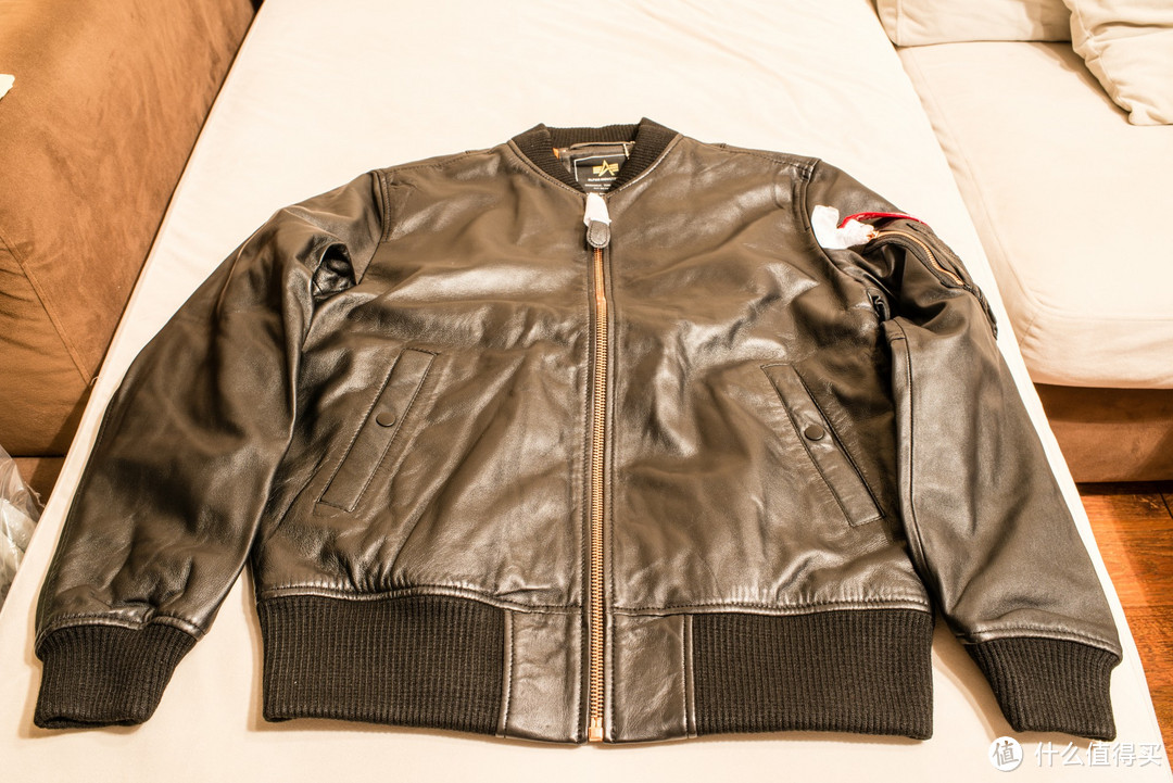 Alpha industries 欧版 MA-1 VF PM Leather Jacket